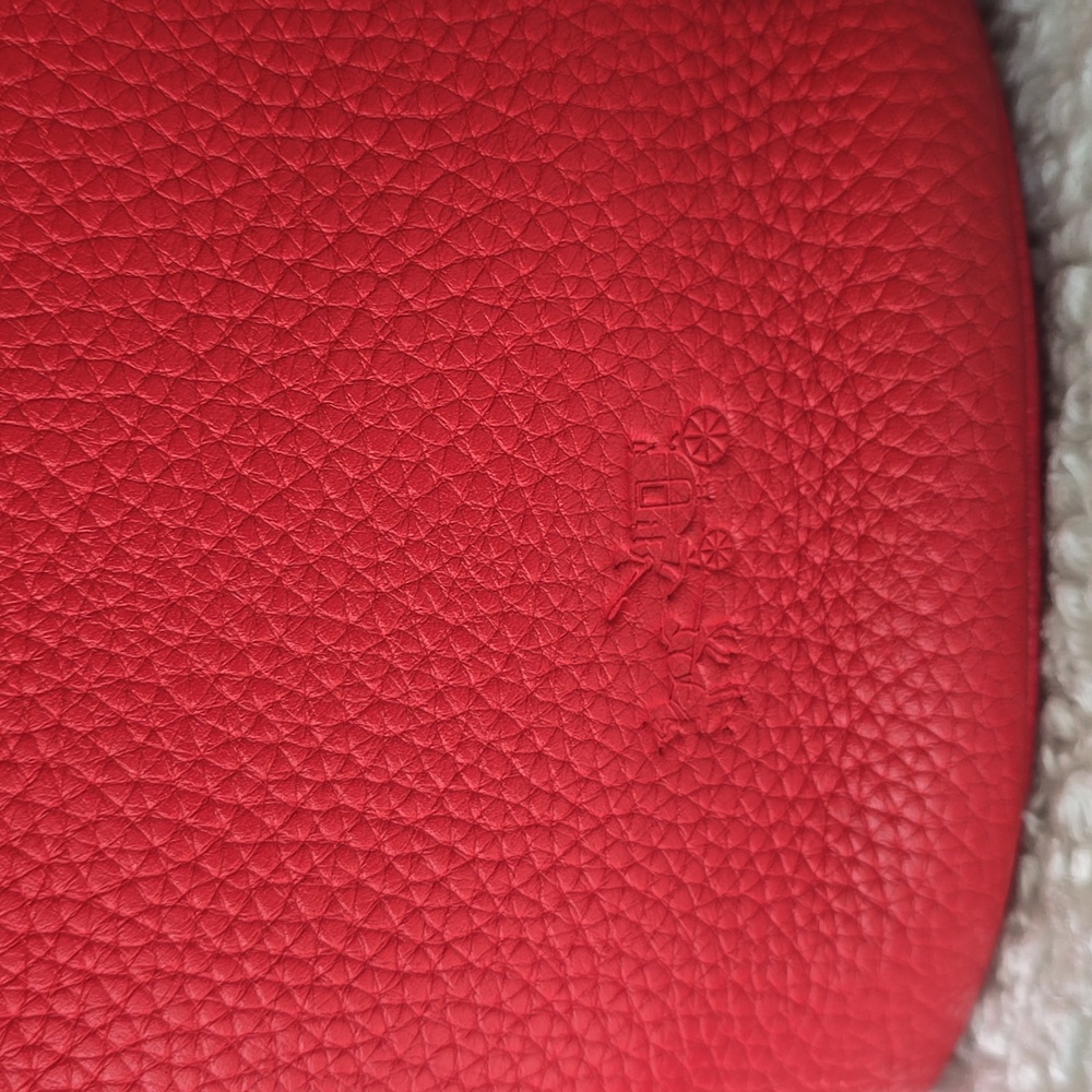 Coach EUC Large Duffle Bucket SAC  Pebbled LEATHER Ex LARGE - Picture 5 of 17